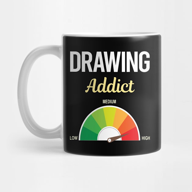 Funny Addict Drawing by symptomovertake